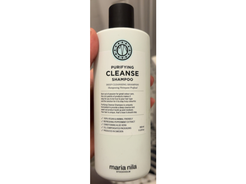 Maria Nila Purifying Deep Cleansing Shampoo, 11.8 fl oz/350 mL