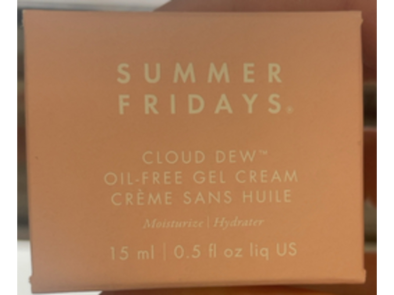 Summer Fridays Cloud Dew Oil-Free Gel Cream, 0.5 fl oz/15 mL