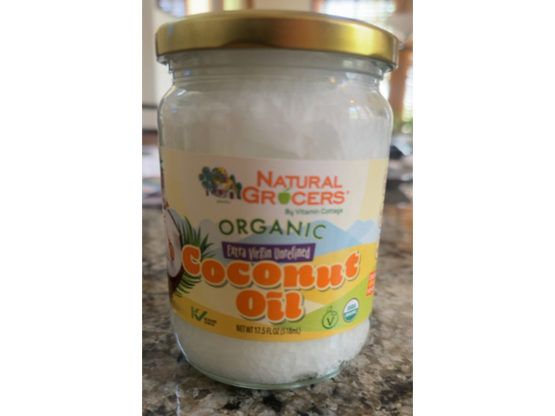 Natural Grocers Organic Coconut Oil, 17.5 fl oz/518 mL