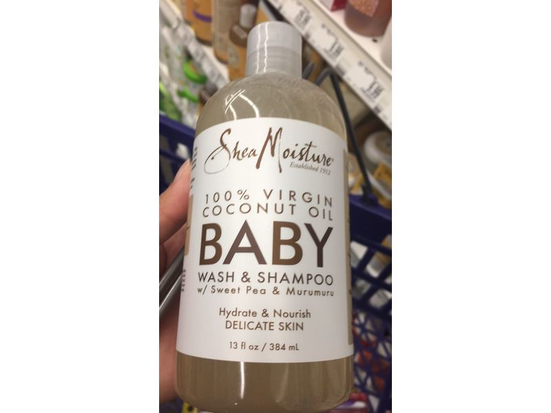 shea moisture baby lotion with sweet pea and murumuru