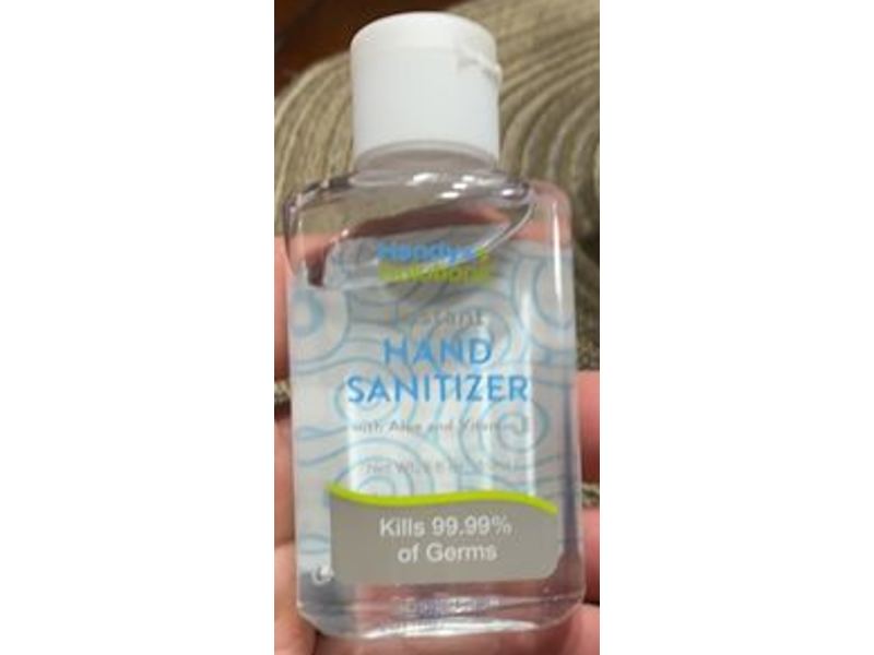 Handy Solutions Hand Sanitizer, Aloe & Vitamin E, 2 fl oz/59 mL