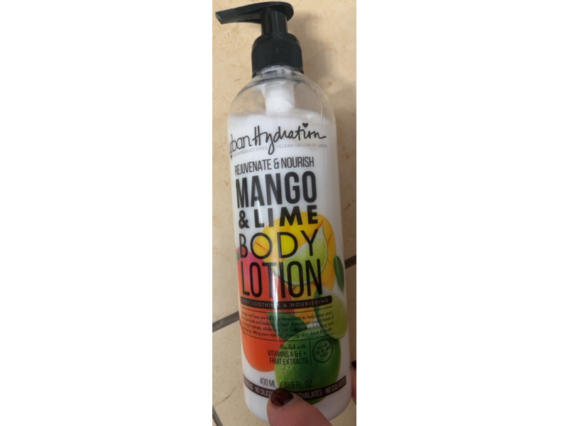 Urban Hydration Rejuvenate & Nourish Body Lotion, Mango & Lime, 13.5 fl oz/400 mL