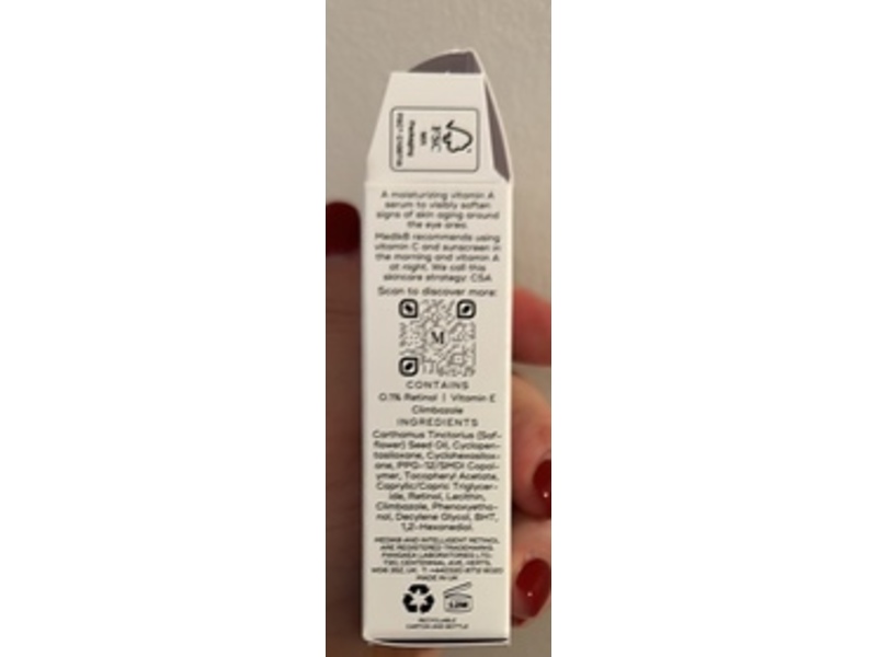 Medika8 Intelligent Retinol Eye Tr Serum, 0.33 fl oz/10 mL