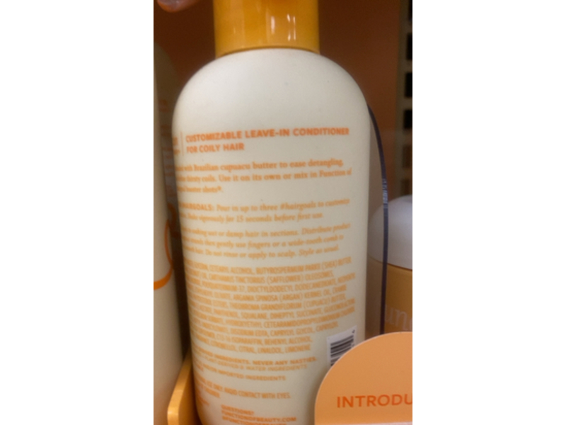 Function Of Beauty Coily Hair Leave In Conditioner, 7 fl oz/207 mL