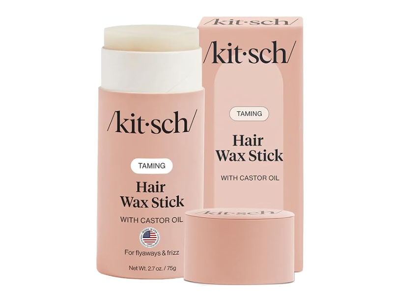 Kitsch Taming Hair Wax Stick, Castor Oil, 2.7 oz/75 g