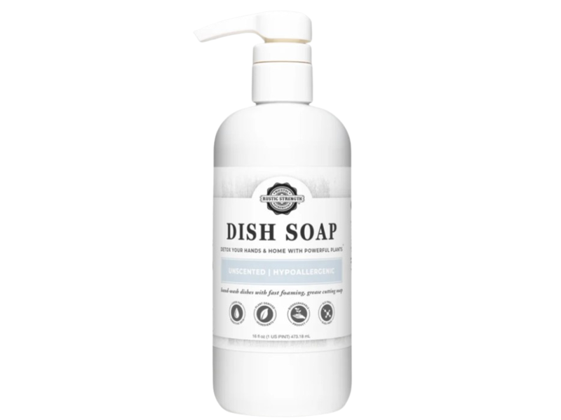 Rustic Strength Dish Soap, Unscented, 16 fl oz/473.18 mL