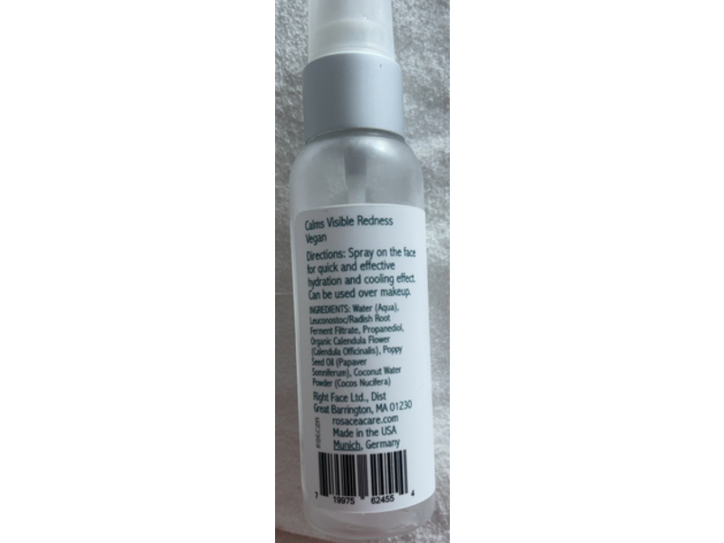 Rosacea Care Calming Calendula Hydration Spray, 2.8 oz/59 mL