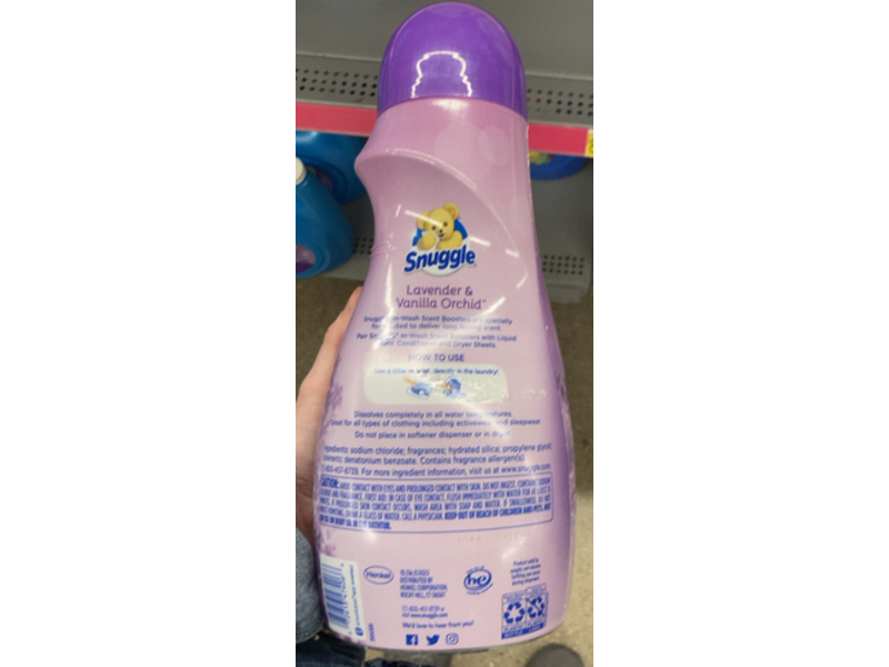 Snuggle In-Wash Scent Booster, Lavender & Vanilla Orchid, 39 oz/1.1 kg