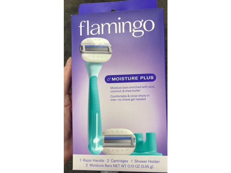 Flamingo Moisture Plus Razor Kit, Seafoam