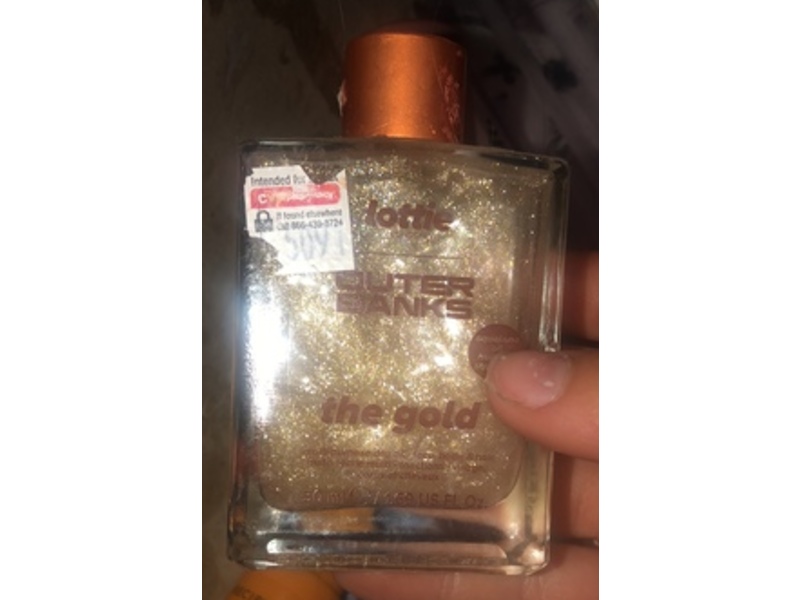 Lottie London x Outer Banks Multi Purpose Dry Squalane Oil, The Gold, 1.69 fl oz/50 mL