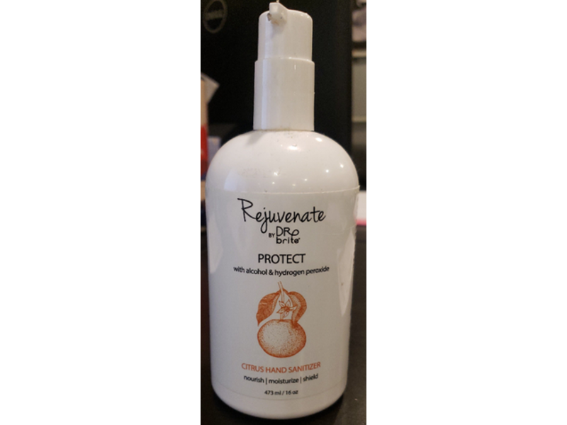 Dr. Brite Rejuvenate Protect Hand Sanitizer, Citrus, 16 oz/473 mL
