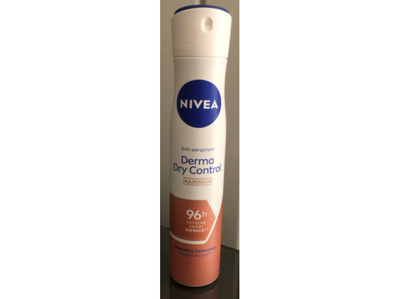 Nivea Derma Dry Control Antiperspirant, Maximum, 200 mL