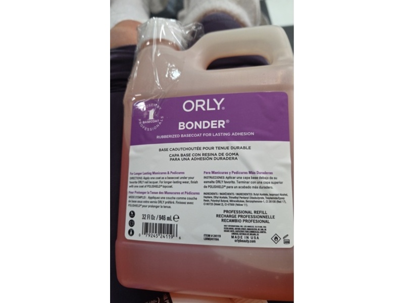 Orly Bonder Rubberized Basecoat, 32 fl oz/946 mL