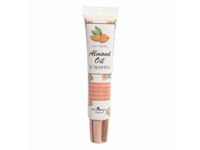 Italia Deluxe Natural Lip Treatment, Almond Oil, 0.53 oz/15 g