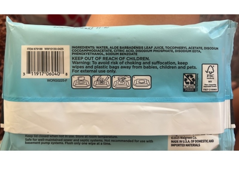 Walgreens Feminine Cleansing Wipes, Fragrance Free, 32 Count
