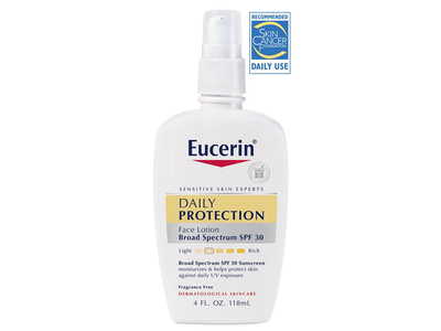 eucerin face lotion and sunscreen