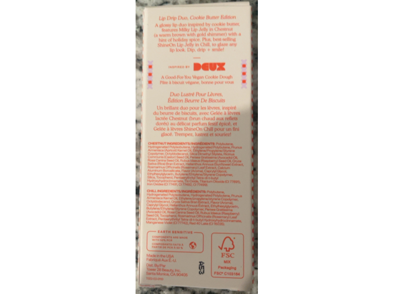 Tower 28 Lip Drip Cookie Butter Lip Gloss Set