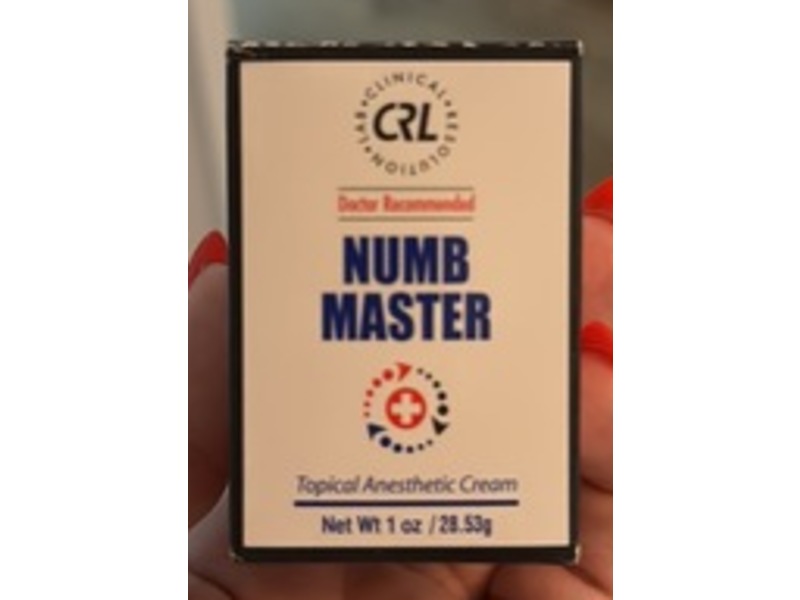 CRL Numb Master Topical Anesthetic Cream, 1 oz/28.53 g