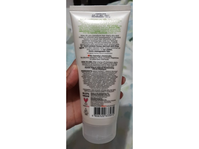 Human Nature Natural Conditioner, Green Tea & Lemon, 6.76 fl oz/200 mL