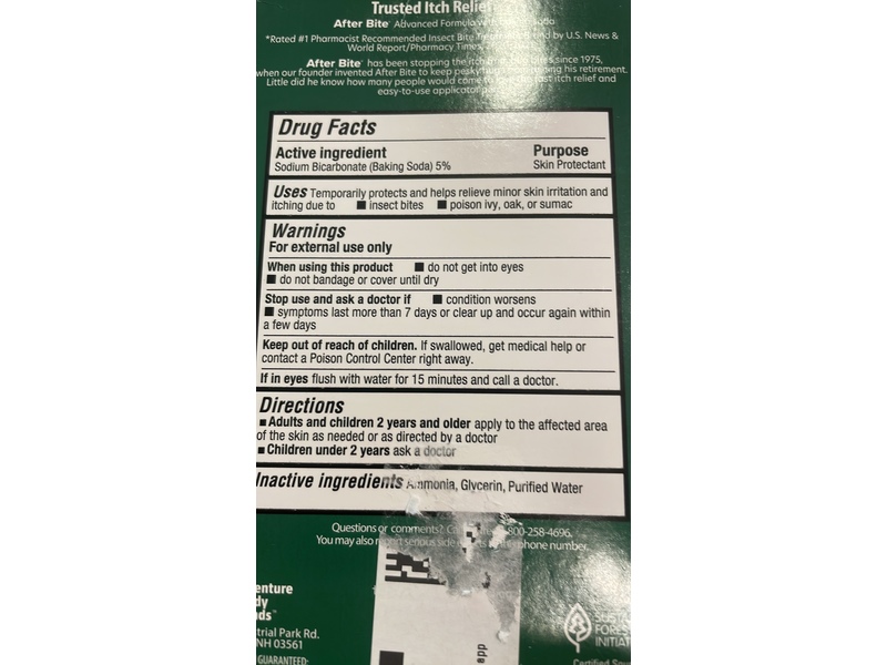After Bite Advanced Itch Relief, 0.5 fl oz/14 mL, Pack Of 4