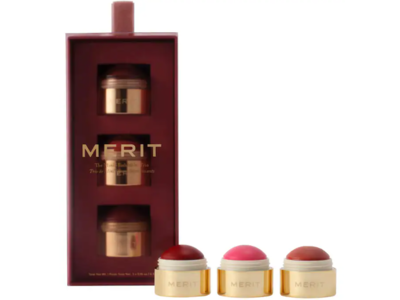 Merit The Mini Flush Balm Trio , 0.16oz/4.5 g