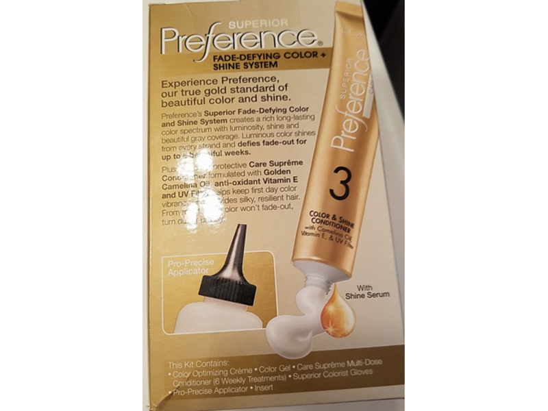 L'oreal Paris Superior Preference Fade-Defying Color + Shine System, 5CB Medium Chestnut Brown, 1 Application