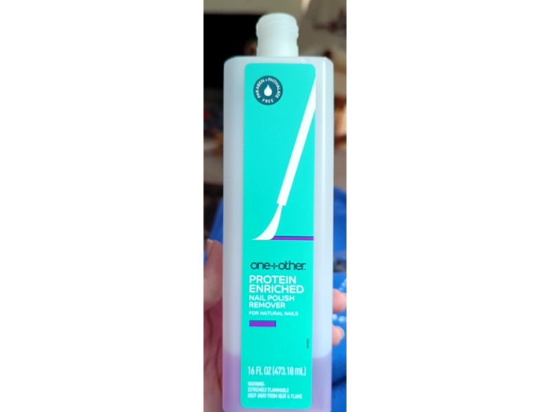 One + Other Nail Polish Remover, Protein Enriched, 16 fl oz/473.18 mL