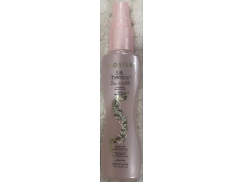 BioSilk Irresistible Collection Silk Therapy Hair Fragrance 2.26oz. Jasmine & Honey Scent, 2.26 ounces