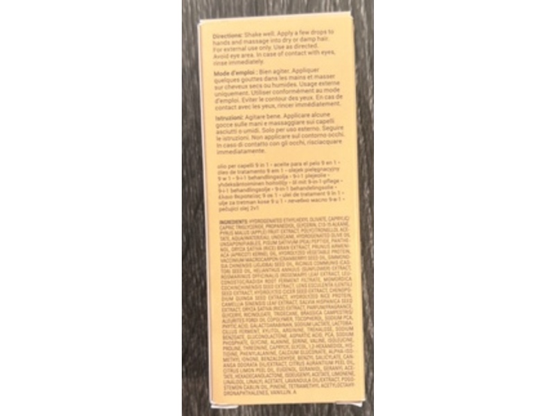 Fenty Hair 9 In 1 Treatment Oil, The Flashy One, 1.7 fl oz/50 mL