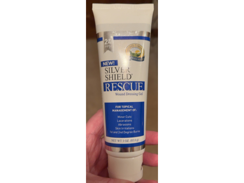 Nature's Sunshine Silver Shield Rescue Wound Dressing Gel, 3 oz/85.0 g