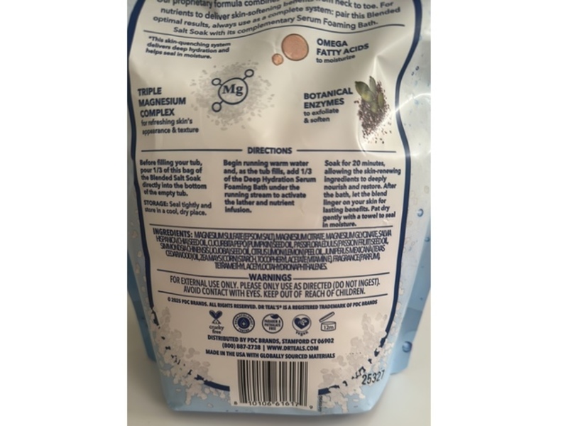 Dr Teal's Skin Renewal Deep Hydration Blended Salt Soak, 1.02 kg