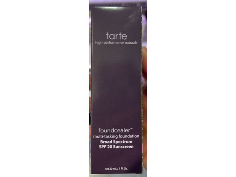 Tarte Foundcealer Multi Tasking Foundation, SPF 20, 27S Light Medium Sand, 1fl oz/30 mL