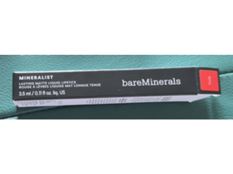 bareMinerals Mineralist Lasting Matte Liquid Lipstick, Royal, 0.11 fl oz/3.5 mL