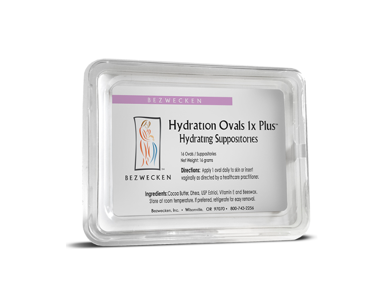 Bezwecken Hydration Ovals 1x Plus Hydrating Suppositories, 13 g, 16 Count