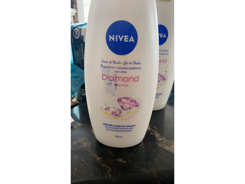 Nivea Care Shower Gel, Diamond & Argan Oil, 750 mL