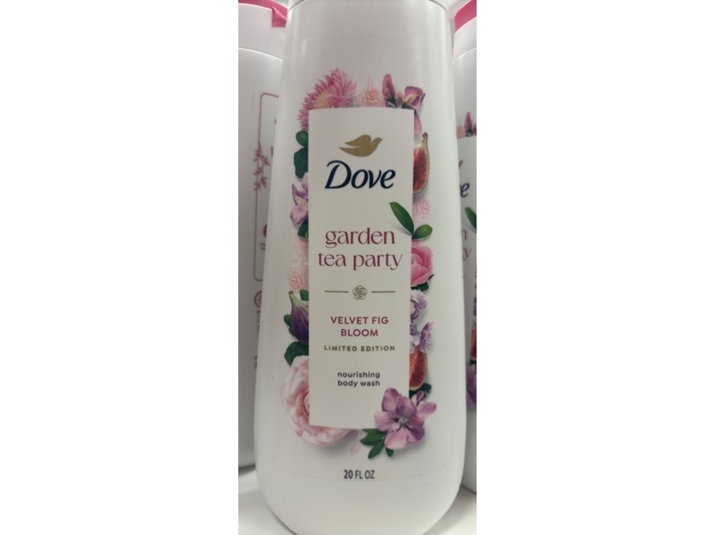 Dove Garden Tea Party Nourishing Body Wash, Velvet Fig Bloom, 20 fl oz