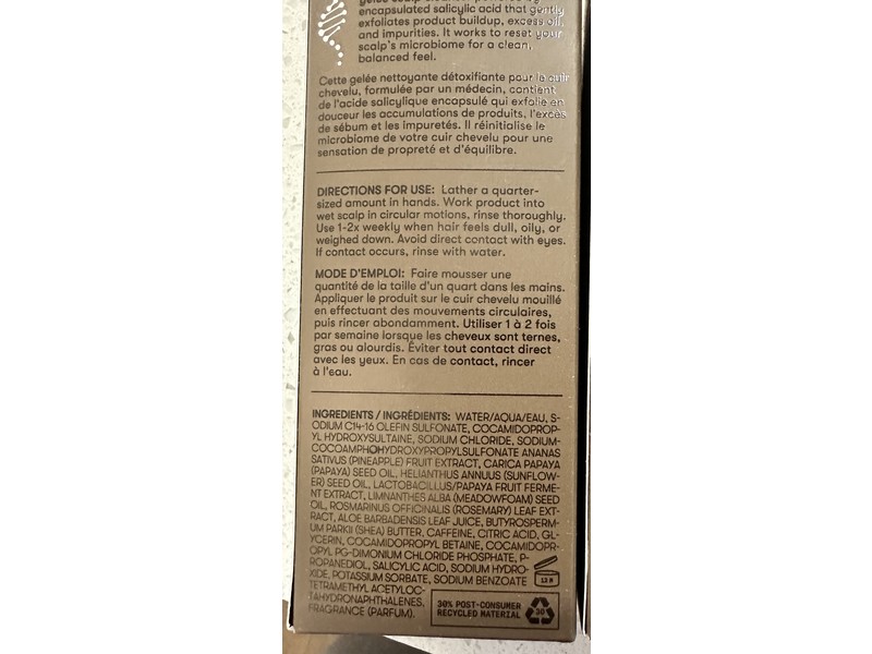 Wellbel Gelee Detox Shampoo, 250 mL/8.45 fl oz