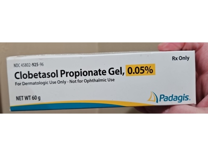 Clobetasol Propionate Gel 0.05%, 60 g, Padagis (Rx)