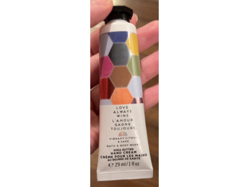 Bath & Body Works Shea Butter Hand Cream, Love Always Wins, 1 fl oz/29 mL
