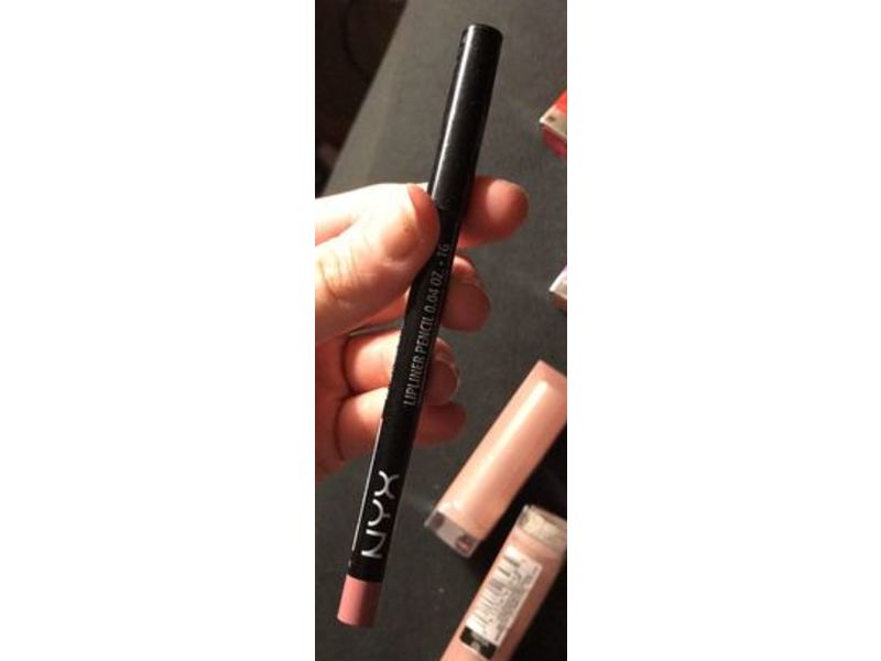 NYX Slim Lip Liner Pencil, Color Pale Pink, 0.035 oz