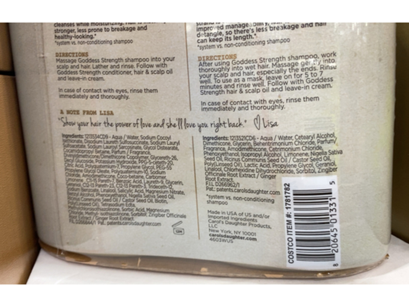 Carol's Daughter Fortifying Shampoo & Conditioner, 28 fl oz/828 mL