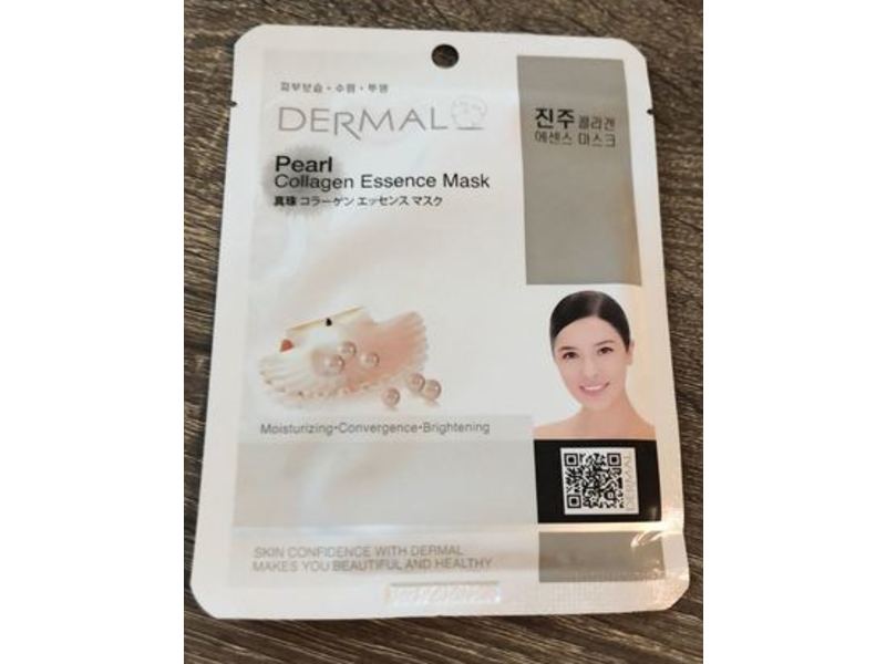 Dermal Collagen Essence Mask, Pearl, 0.81 oz/23 g, Pack Of 5
