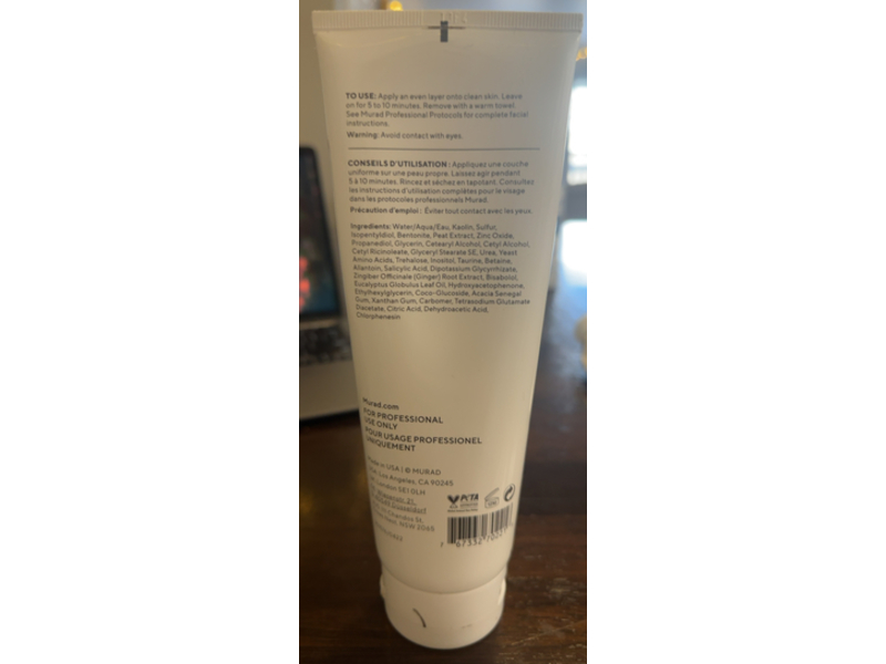 Murad Rapid Relief Sulfur Mask, 8.45 fl oz/250 mL