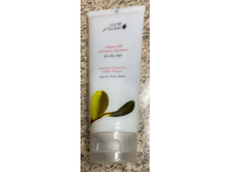 100% Pure Creamy Cleanser, Argan Oil, 3.4 fl oz/100 mL