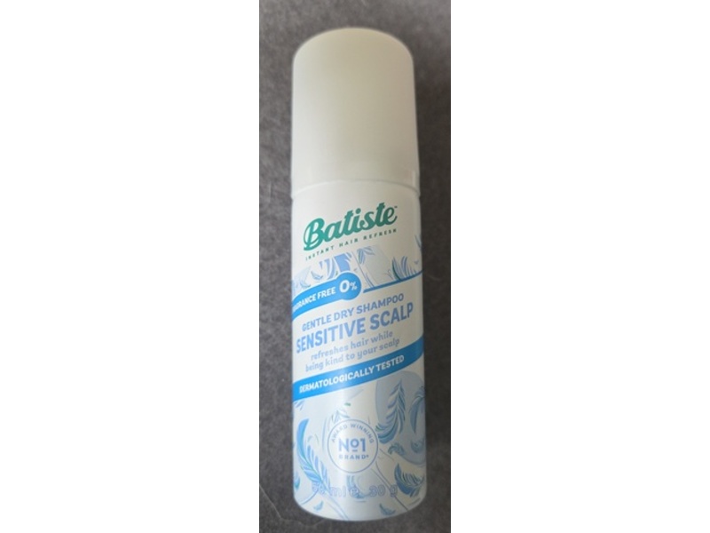 Batiste Gentle Dry Shampoo, Sensitive Scalp, 30 g