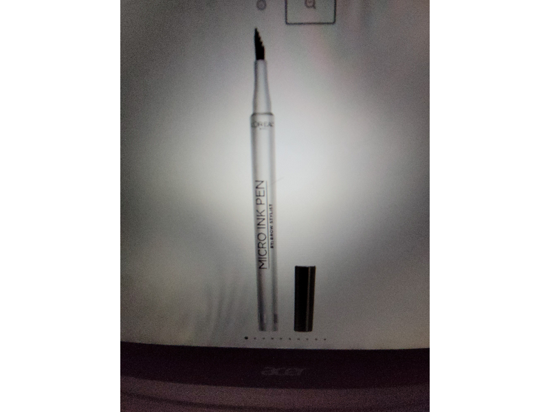 L'Oreal Paris Micro Ink Pen By Brow Stylist, Dark Brunette, 0.033 fl oz/1 mL