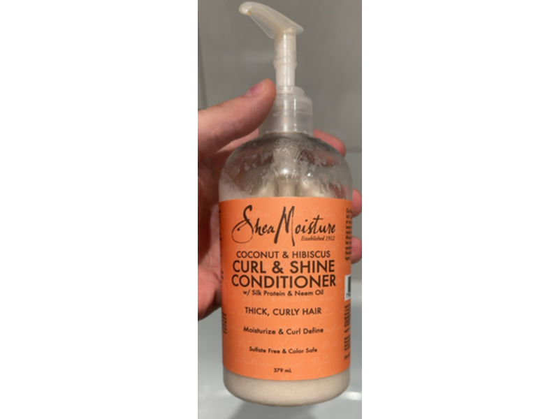 Shea Moisture Curl & Shine Conditioner, Coconut & Hibiscus, 379 mL