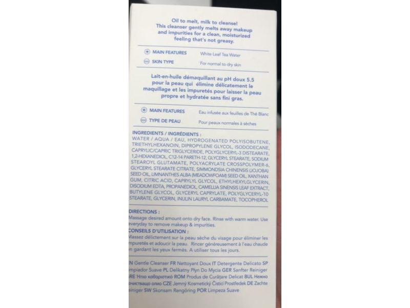 Laneige Cream Skin Milk Oil Cleanser, 6.7 fl oz/200 mL