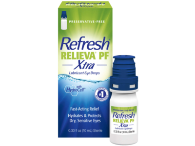 Refresh Relieva PF Xtra Lubricant Eye Drops, 0.33 fl oz/10 mL