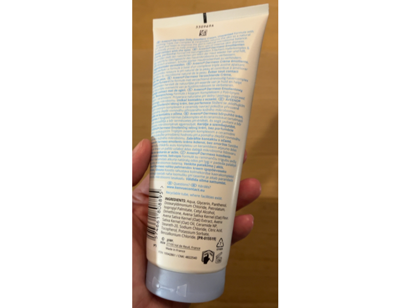 Aveeno Dermexa Daily Emollient Cream, Oat Complex & Ceramides, 200 mL